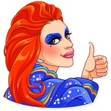 Lady Gaga WhatsApp Sticker #3