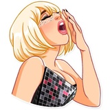 Lady Gaga WhatsApp Sticker #30