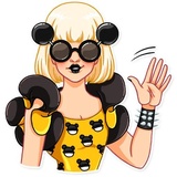 Lady Gaga WhatsApp Sticker #5