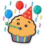 Muffin WhatsApp Sticker #2