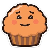 Muffin WhatsApp Sticker #21