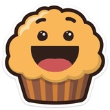 Muffin WhatsApp Sticker #22