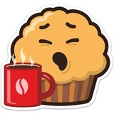 Muffin WhatsApp Sticker #9