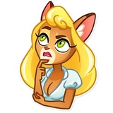 Muti The Secretary WhatsApp Sticker #19