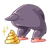 Niffler WhatsApp Sticker #17