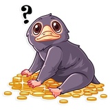 Niffler WhatsApp Sticker #18