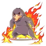 Niffler WhatsApp Sticker #25