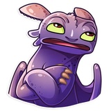 Toothless WhatsApp Sticker #10