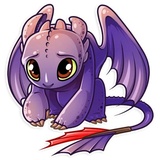 Toothless WhatsApp Sticker #14
