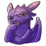 Toothless WhatsApp Sticker #15