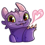 Toothless WhatsApp Sticker #2