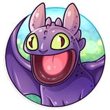 Toothless WhatsApp Sticker #20