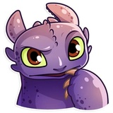 Toothless WhatsApp Sticker #6