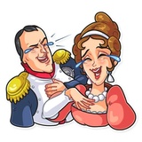 Napoleon and Josephine WhatsApp Sticker pack