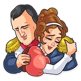 Napoleon and Josephine WhatsApp Sticker #20