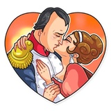 Napoleon and Josephine WhatsApp Sticker #7