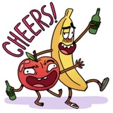 Naughty Food WhatsApp Sticker #6