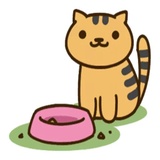 Neko Atsume WhatsApp Sticker #3