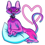 The Neon Demon WhatsApp Sticker #2