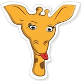 Nice Giraffico WhatsApp Sticker #5