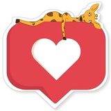 Nice Giraffico WhatsApp Sticker #6