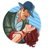 Noir WhatsApp Sticker #14