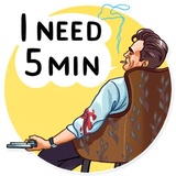 Noir WhatsApp Sticker #19