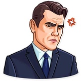 Noir WhatsApp Sticker #25