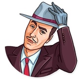 Noir WhatsApp Sticker #5