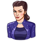 Noir WhatsApp Sticker #7