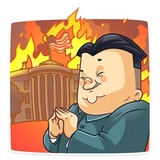 Kim Jong-un WhatsApp Sticker #18