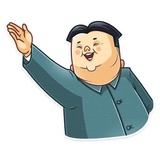 Kim Jong-un WhatsApp Sticker #19