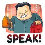 Kim Jong-un WhatsApp Sticker #23