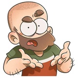 Bearded Boy WhatsApp Sticker #11