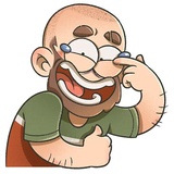 Bearded Boy WhatsApp Sticker #13