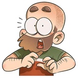 Bearded Boy WhatsApp Sticker #19
