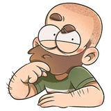 Bearded Boy WhatsApp Sticker #21