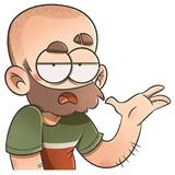 Bearded Boy WhatsApp Sticker #4