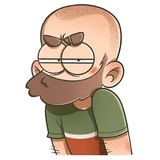 Bearded Boy WhatsApp Sticker #5