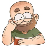 Bearded Boy WhatsApp Sticker #6