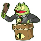 Obey Reptilians WhatsApp Sticker #12