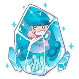 Lady Octo WhatsApp Sticker #12