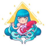 Lady Octo WhatsApp Sticker #15