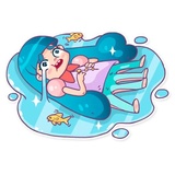 Lady Octo WhatsApp Sticker #16