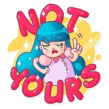 Lady Octo WhatsApp Sticker #17