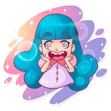 Lady Octo WhatsApp Sticker #18
