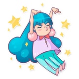 Lady Octo WhatsApp Sticker #3