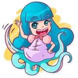 Lady Octo WhatsApp Sticker #5