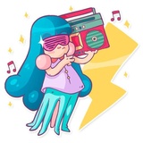 Lady Octo WhatsApp Sticker #6