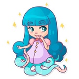 Lady Octo WhatsApp Sticker #7